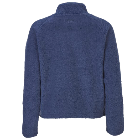 Embroidered Indigo Everest Fleece