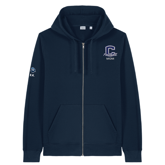 Carlmont Moms Football Embroidered Full-Zip