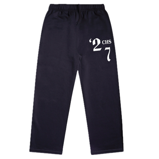 Carlmont Grad Year Diagonal Cuffless Sweatpants