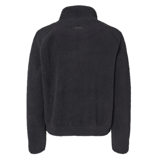 Embroidered Black Everest Fleece