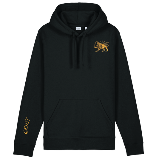 The Lion and the Sun Embroidered Fitted Hoodie